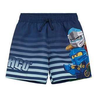 LEGOÂ® Ninjago Badeshorts - LwAgan 305 - Mørkeblå m. Print