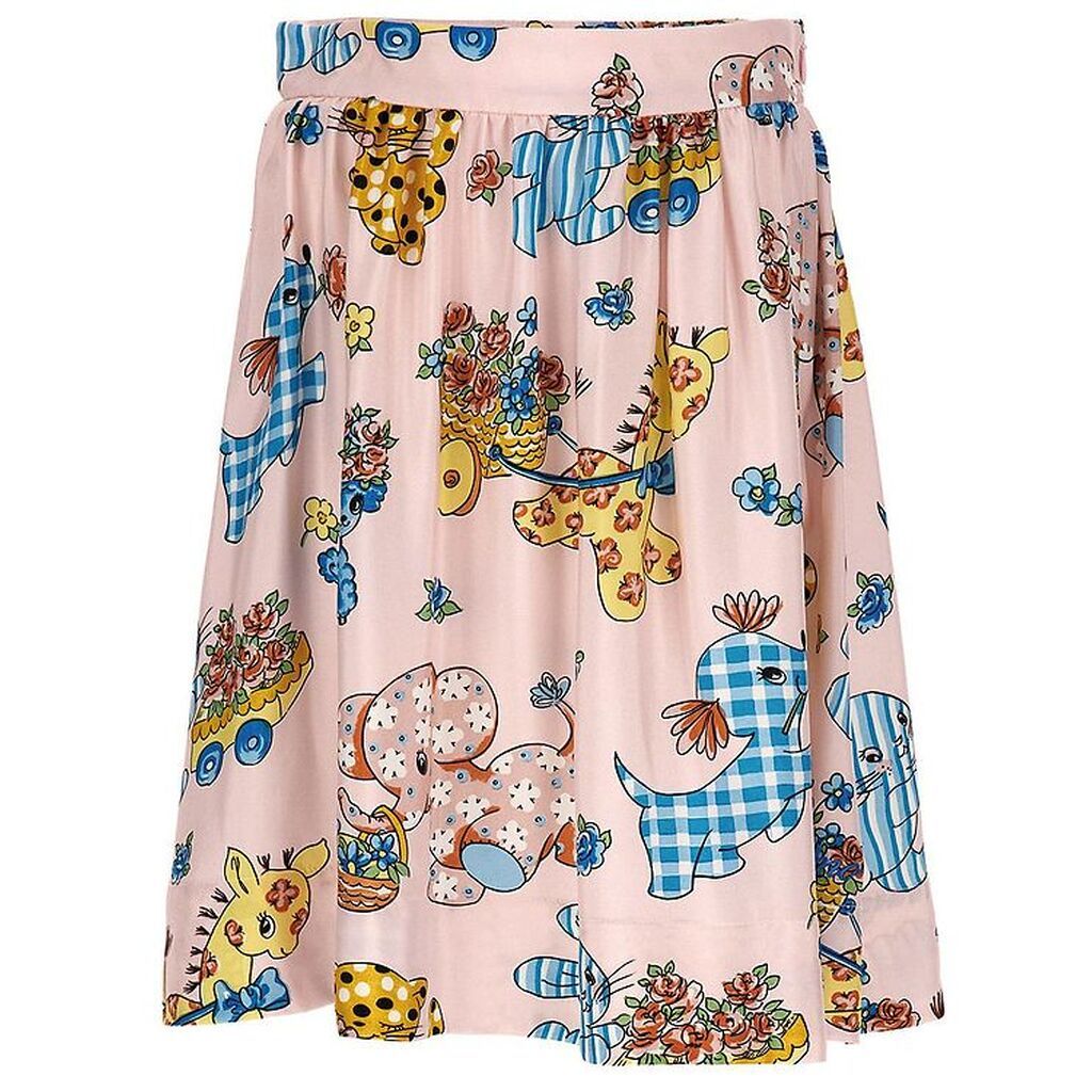 Moschino Nederdel - Rosa m. Print