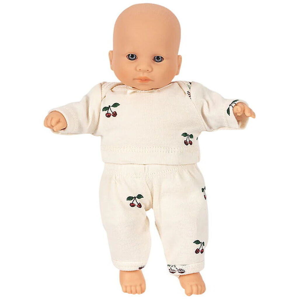 Konges Sløjd Dukke - My First Mini Doll - Cherry AOP - 20 cm