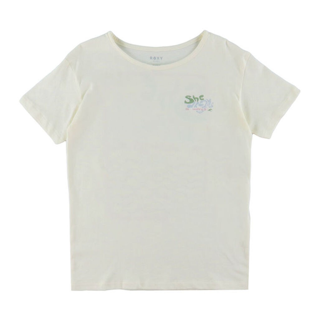 Roxy T-shirt - Day And Night Vintage - Egret m. Print