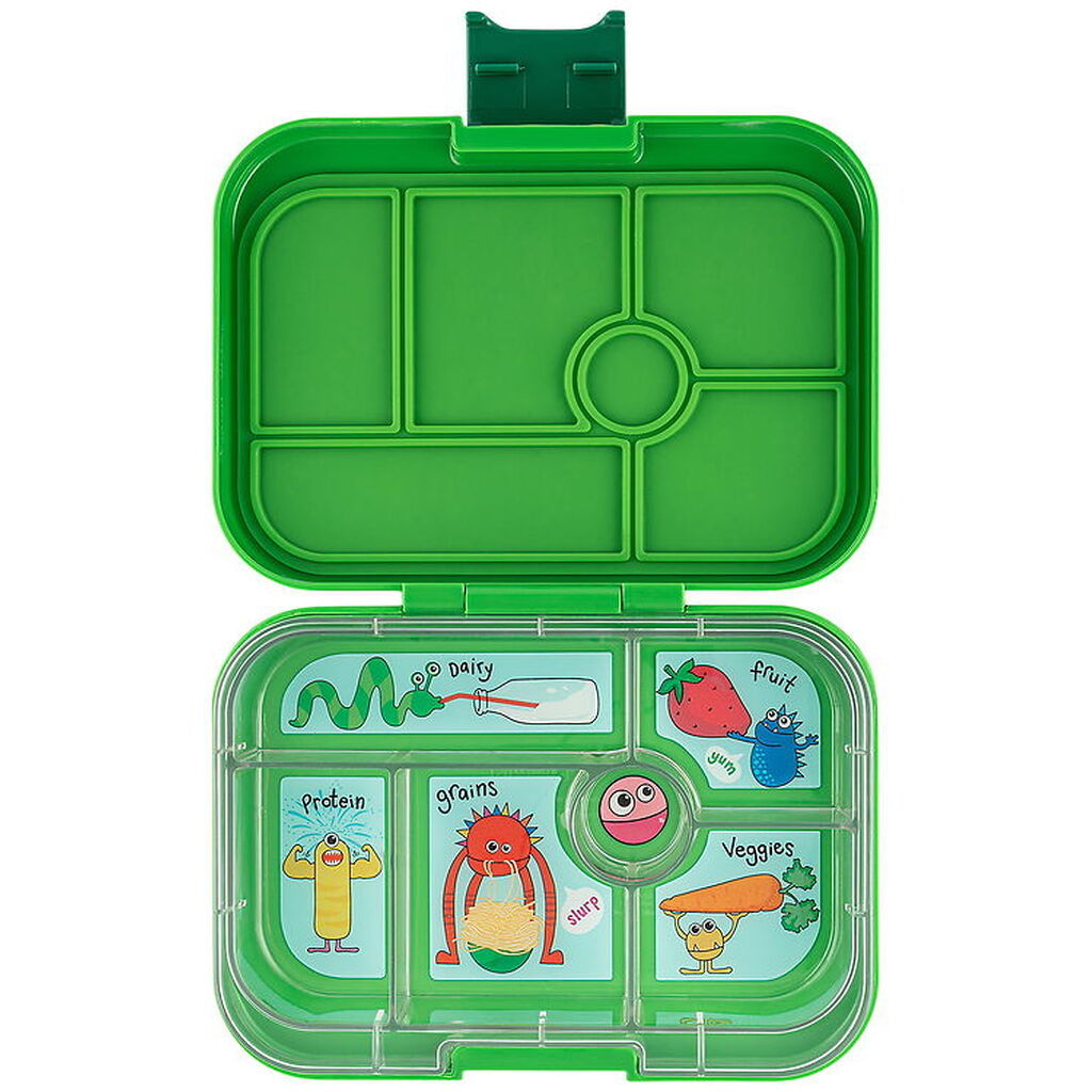 Yumbox Madkasse m. 6 Rum - Bento Original - Jurassic Green
