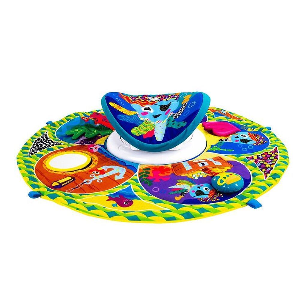 Lamaze Aktivitetstæppe - Spin & Exlopre - Kaptajn Calamari