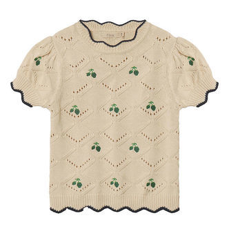Fliink T-shirt - Strik - Mela - Sandshell