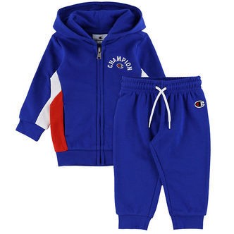 Champion Sweatsæt - Full Zip - Blå