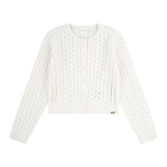 Abercrombie & Fitch Cardigan - Strik - Jet Stream m. Hulmønster