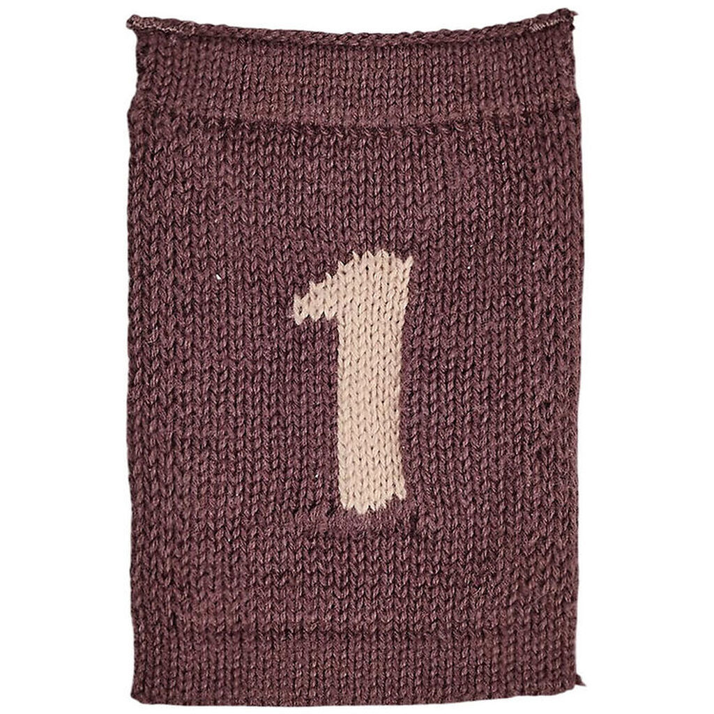 Smallstuff Strikket Flag - 1 - Rosa Tal