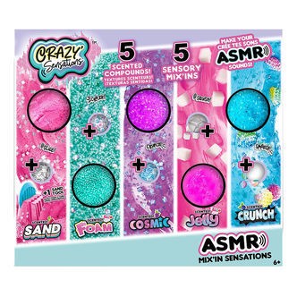 Crazy Sensations Sæt - ASMR - Mix 'In Sensations - 5 stk.