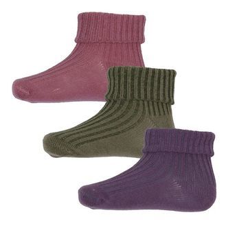 Minymo Strømper - 3-Pak - Orchid Haze