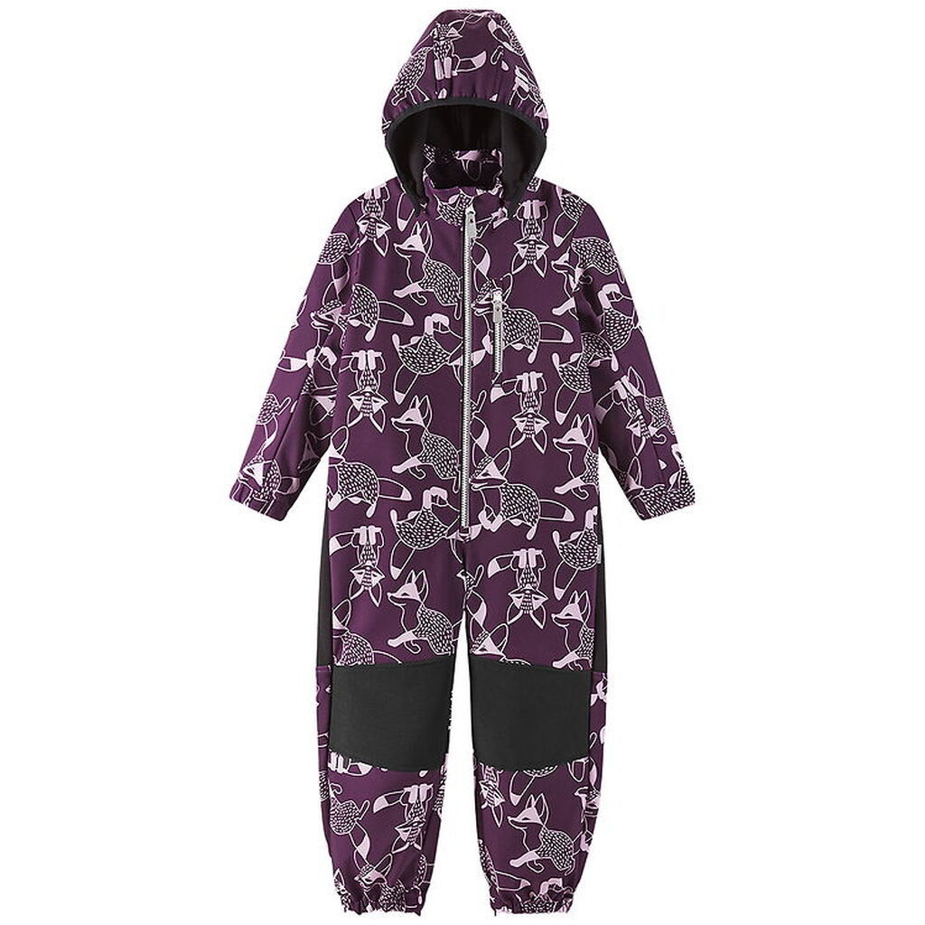Reima Softshelldragt m. Fleece - Nurmes - Lilla m. Ræve