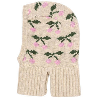 Konges Sløjd Elefanthue - Uld - Strik - 1-lags - Belou - Cherry