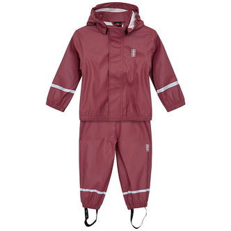 LEGOÂ® Wear Regntøj m. Seler - PU - LWJivan 200 - Mørk Rosa