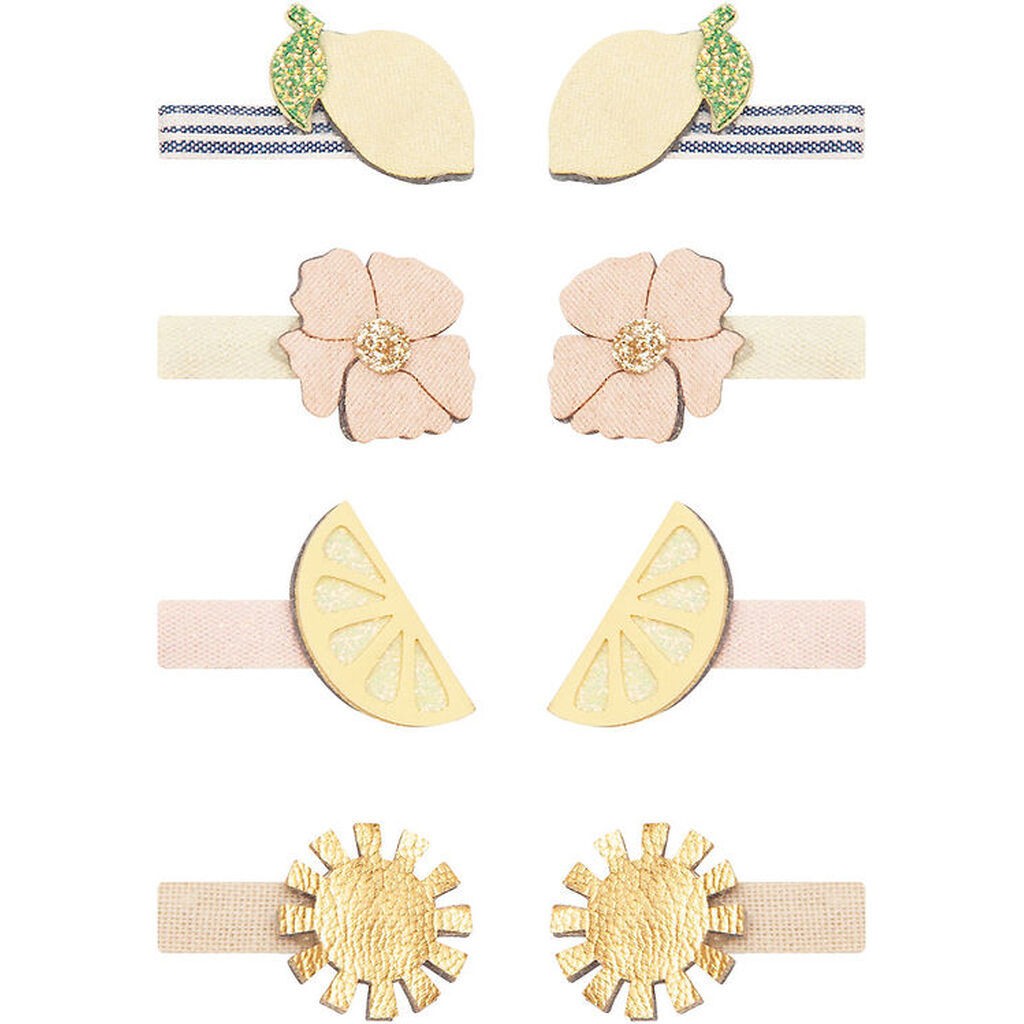 Mimi & Lula Hårclips - 8-pak - 3 cm - Mini Amalfi