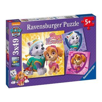 Ravensburger Puslespil - 3x49 Brikker - Paw Patrol Glamourous Gi