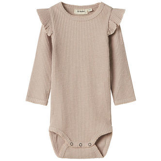 Lil' Atelier Body l/æ - Rib - NbfRaja - Shadow Gray