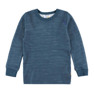 Joha Bluse - Uld/Bambus - Dark Denim