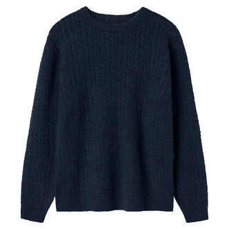 LMTD Bluse - Strik - NlmKave - Navy Blazer