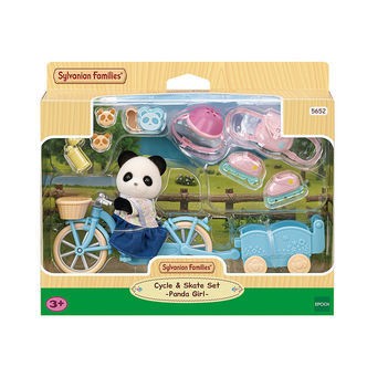 Sylvanian Families - Cycle & Skate Set Panda Girl - 5652