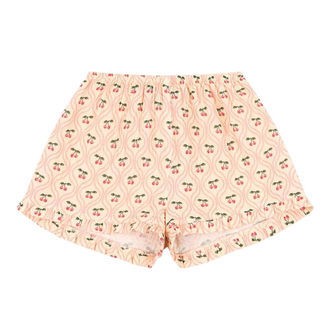 Konges Sløjd Shorts - Musselin - Coco - Cherry Pink Motif