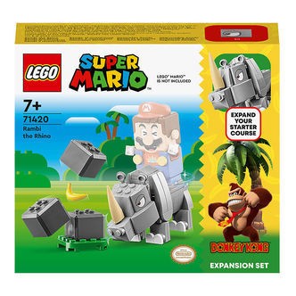 LEGOÂ® Super Mario - Næsehornet Rambi - Udv. 71420 - 106 Dele