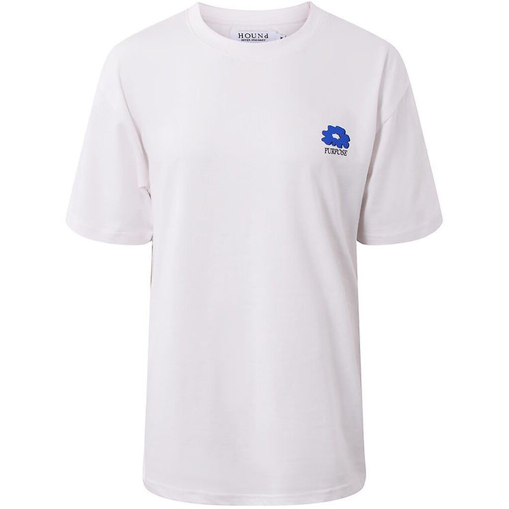 Hound T-shirt - Off White m. Print