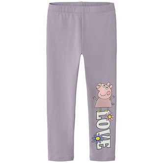 Name It Leggings - NmfDaisy - Gurli Gris - Lavender Gray