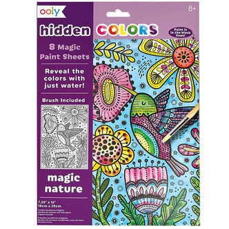 Ooly Magiske Maleark - Hidden Colors - 8 Stk. - Magic Nature