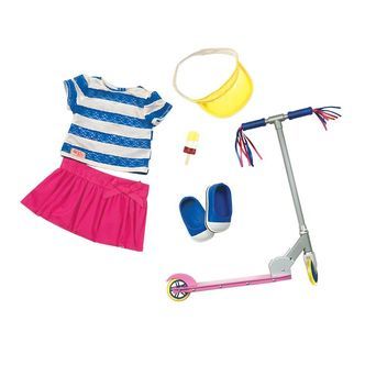 Our Generation Dukketøj - Deluxe Løbehjul