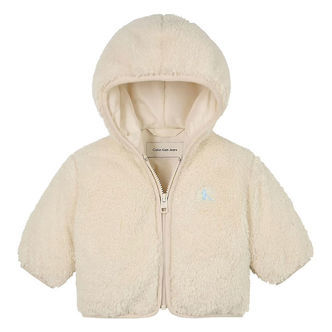 Calvin Klein Fleecejakke - Whitecap Gray