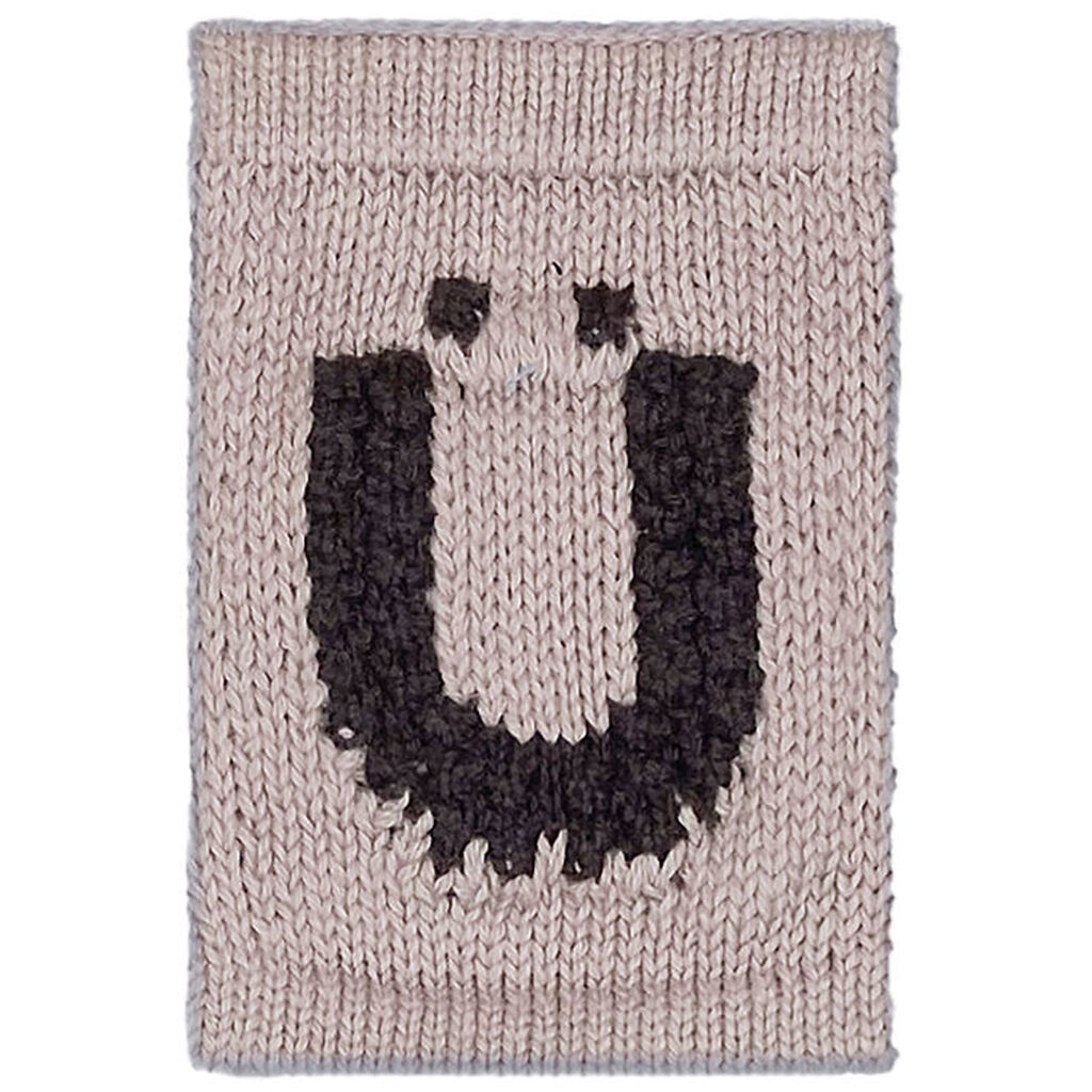 Smallstuff Strikket Bogstav - Ã - Natur Alfabet