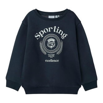 Name It Sweatshirt - NmmDrian - Ombre Blue m. Print