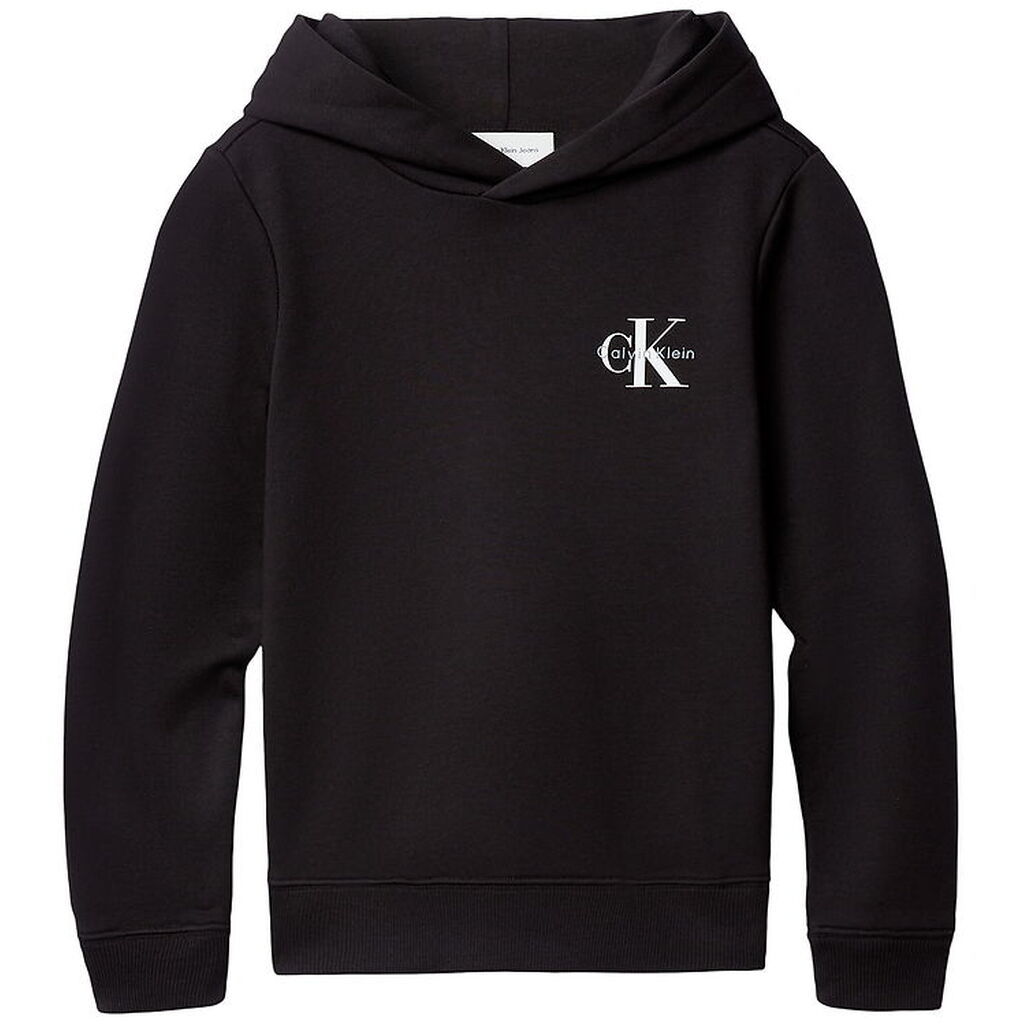Calvin Klein Hættetrøje - Small Monogram - Sort