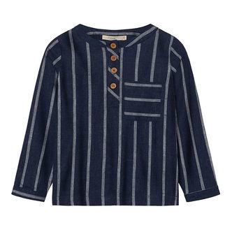 Fliink Skjorte - Vira - Insignia Blue/Sandshell