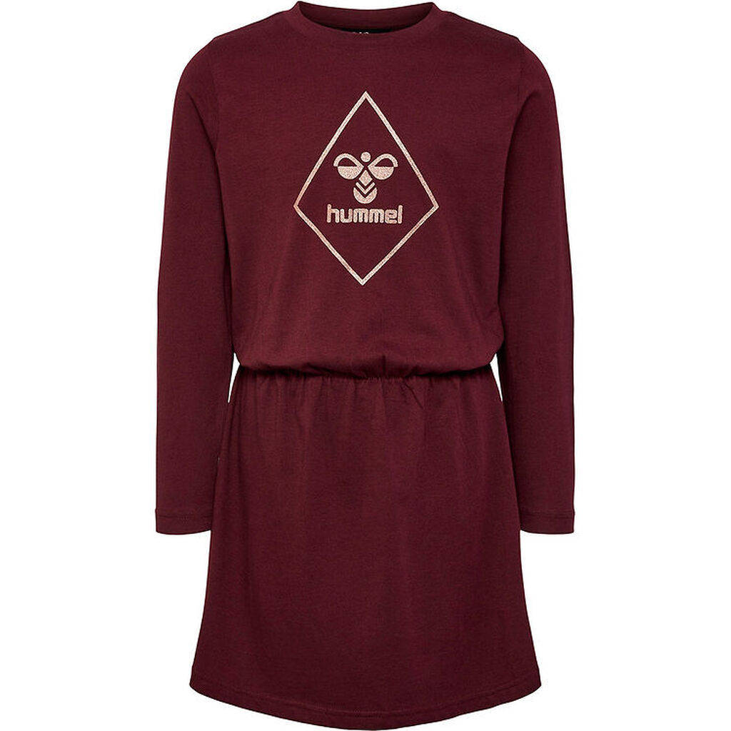 Hummel Kjole - hmlLuna - Winsor Wine/Tosa m. Glimmer