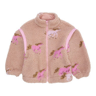 Copenhagen Colors Fleecejakke - Teddy - Removable Sleeves - Rose