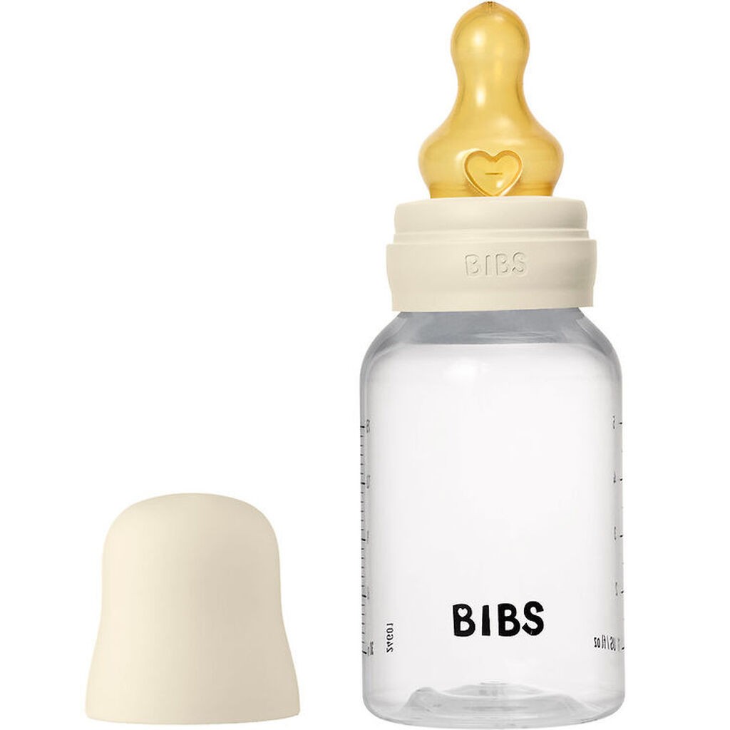 Bibs Sutteflaske - 150 ml - PP/Naturgummi - Ivory