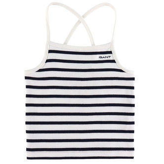 GANT Top - Rib - Evening Blue