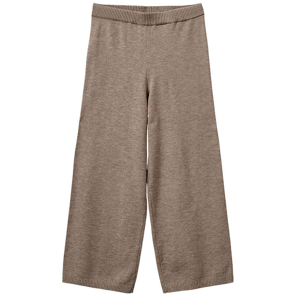 Sofie Schnoor Bukser - Uld - Strik - Lovask - Brunmeleret