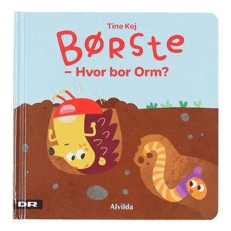 Alvilda Bog - Minisjang - Børste - Hvor Bor Orm ? - Dansk