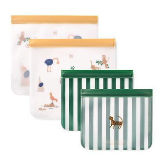 Liewood Madposer - Rebus - Genanvendelige - 4-pak - Sandy