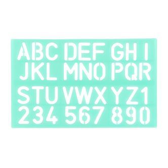 Linex Skriftskabelon - 30mm - Grøn