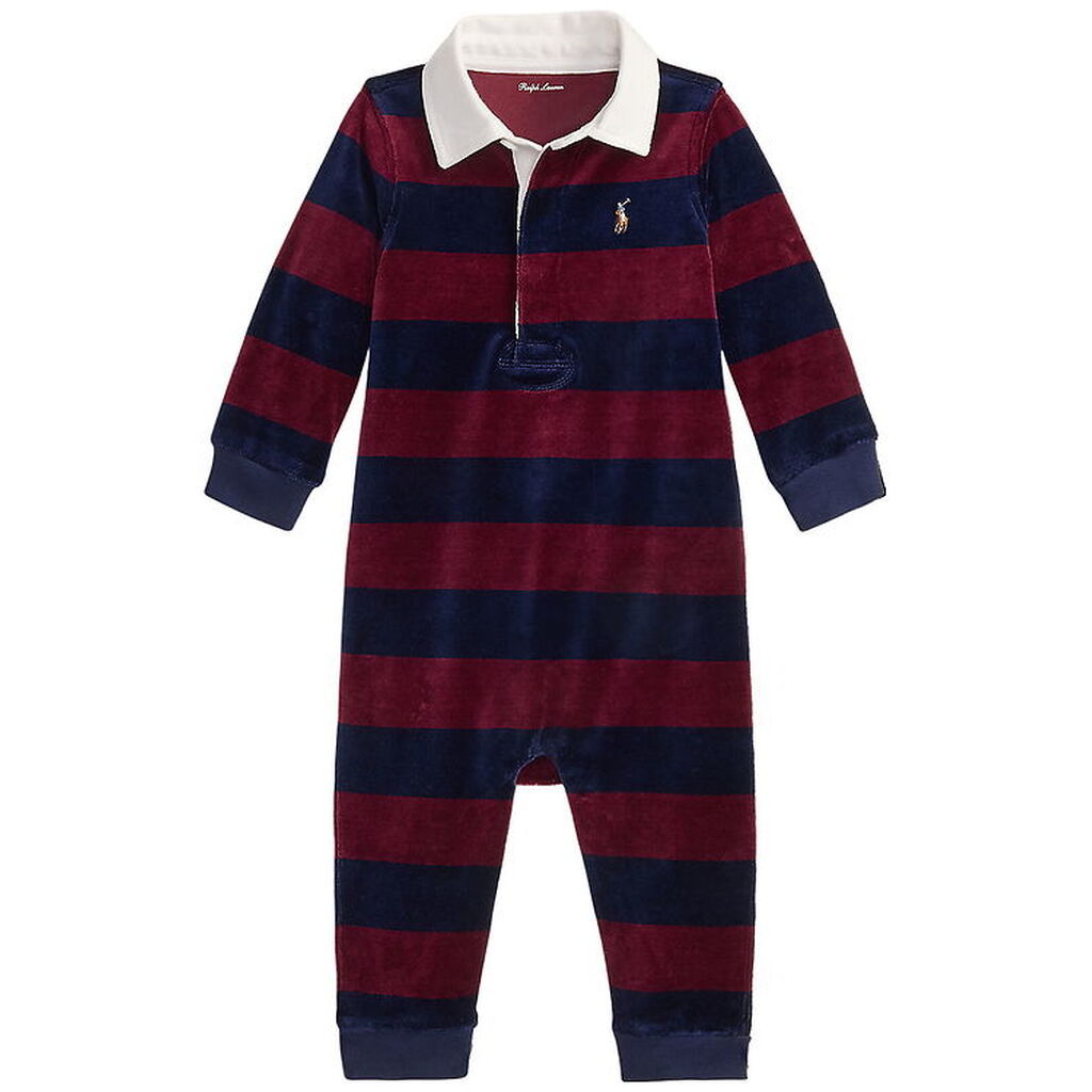 Polo Ralph Lauren Heldragt - Velour - Classic Wine/Navy