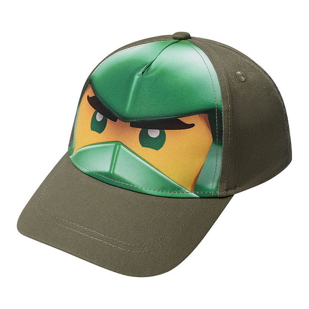 LEGOÂ® Ninjago Kasket - LwAiko - Armygrøn m. Lloyd