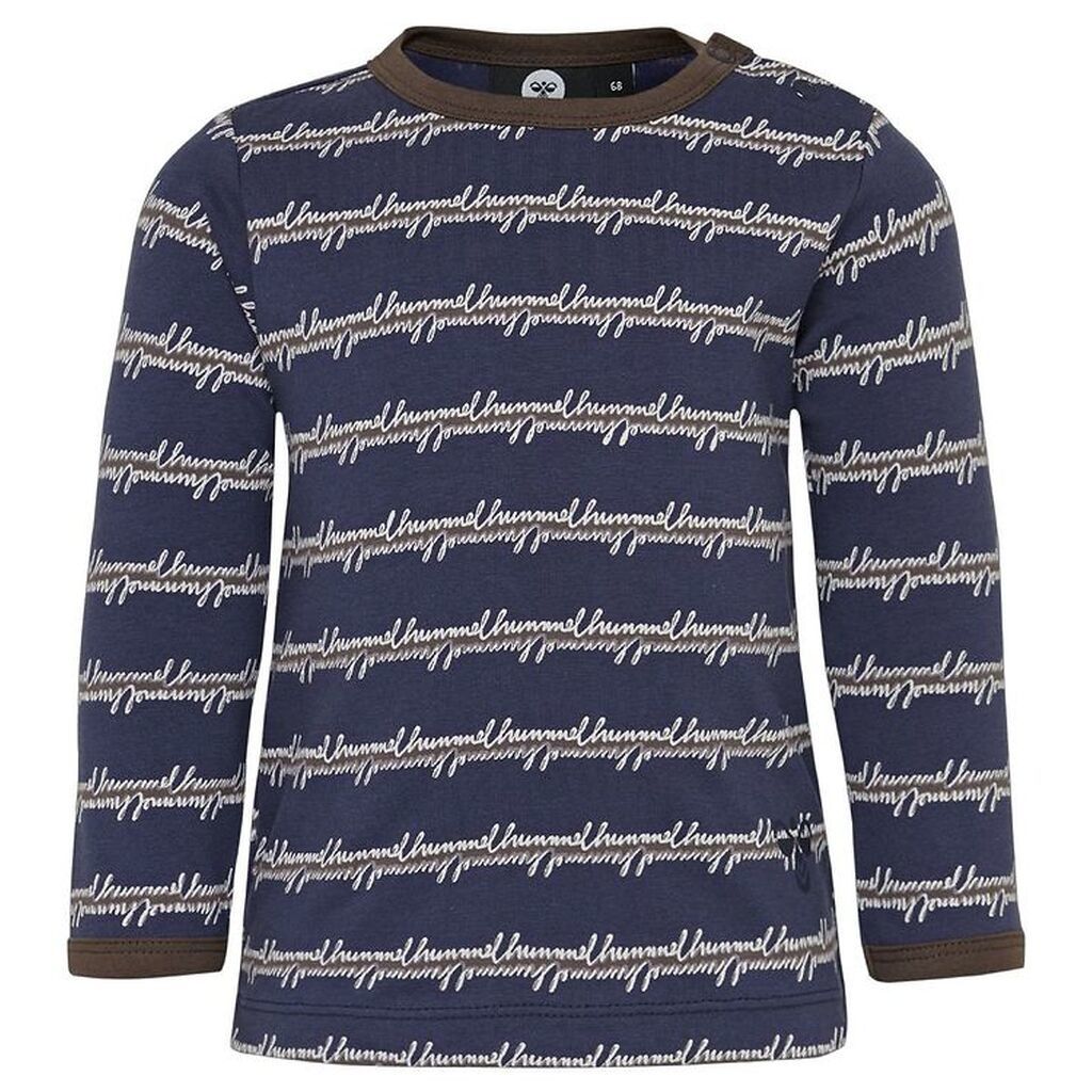 Hummel Bluse - HMLKerem - Navy/Brun