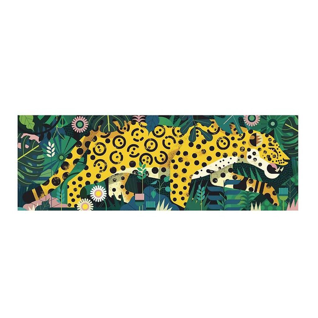 Djeco Puslespil - 1000 Brikker - Leopard