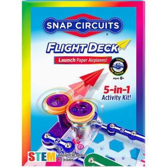 Snap Circuits Flight Deck Sæt - Launch Paper Airplanes