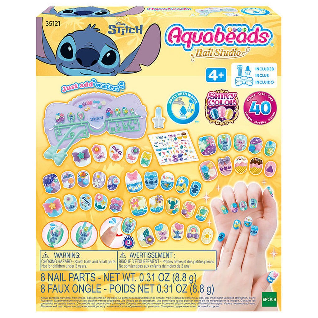 Aquabeads Neglesæt - Stitch - Nail Designer
