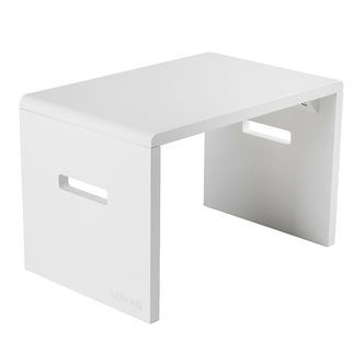 Sebra Skammel - 23,5x23,5x36 cm - Hvid