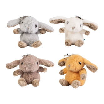 Living Nature Taskevedhæng - 10x6 cm - Kanin - Clip-on - Assort.