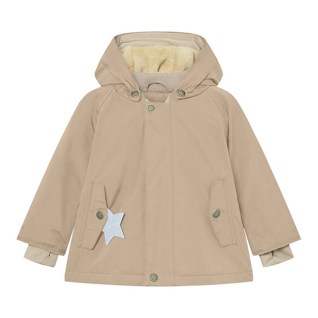 Mini A Ture Vinterjakke - Matwally Fleece - Savannah Tan