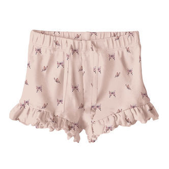 Lil' Atelier Shorts - NbfGayo - Peach Blush/Butterfly